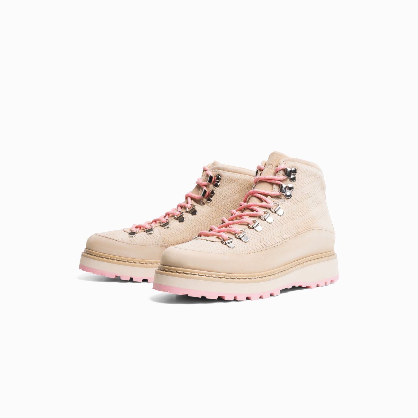 W's Core Cap Braided, Dark Beige/ Pink