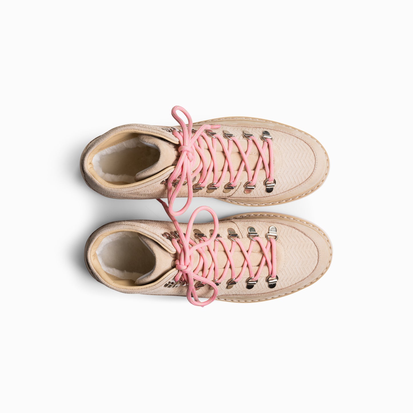 W's Core Cap Braided, Dark Beige/ Pink