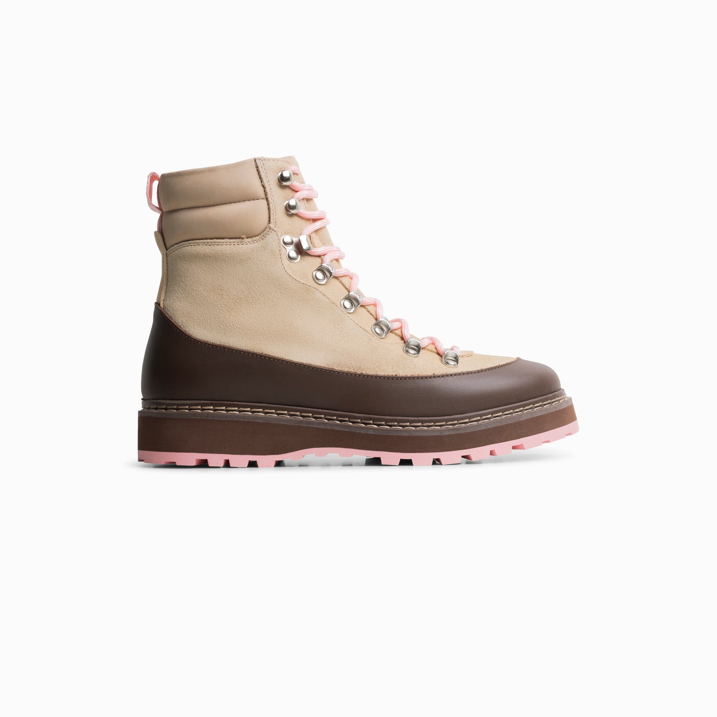 W's Hiking Cap, Sand Brown/ Pink