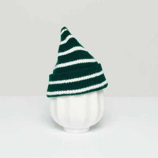 Kid's Beanie, Moss Stripe