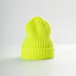 Large Beanie, Fluo Yellow