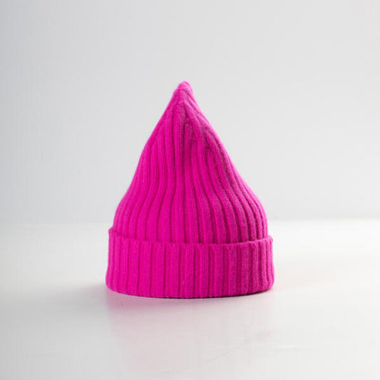 Large Beanie, Poppy Pink