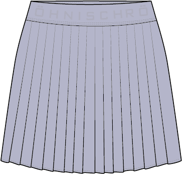 Breezy Pleated Skort - Icelandic Blue