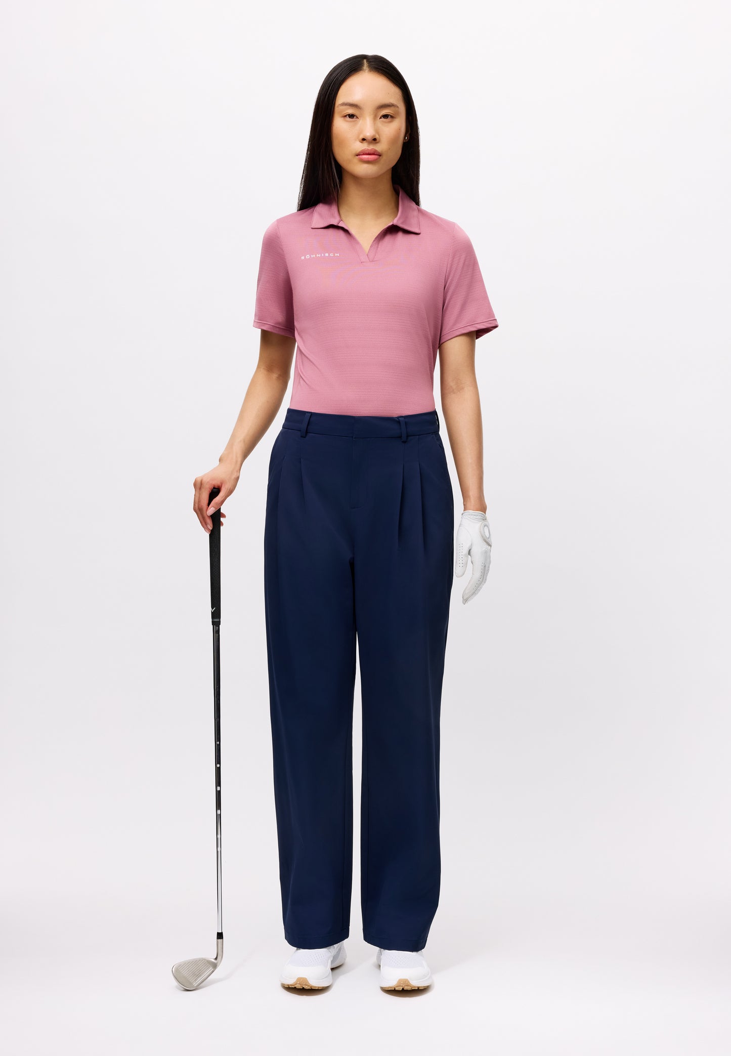 Air weave poloshirt - Begonia Pink