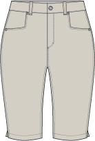 Chie Comfort Bermuda - Oatmeal