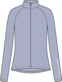 Nicky Full Zip - Icelandic Blue