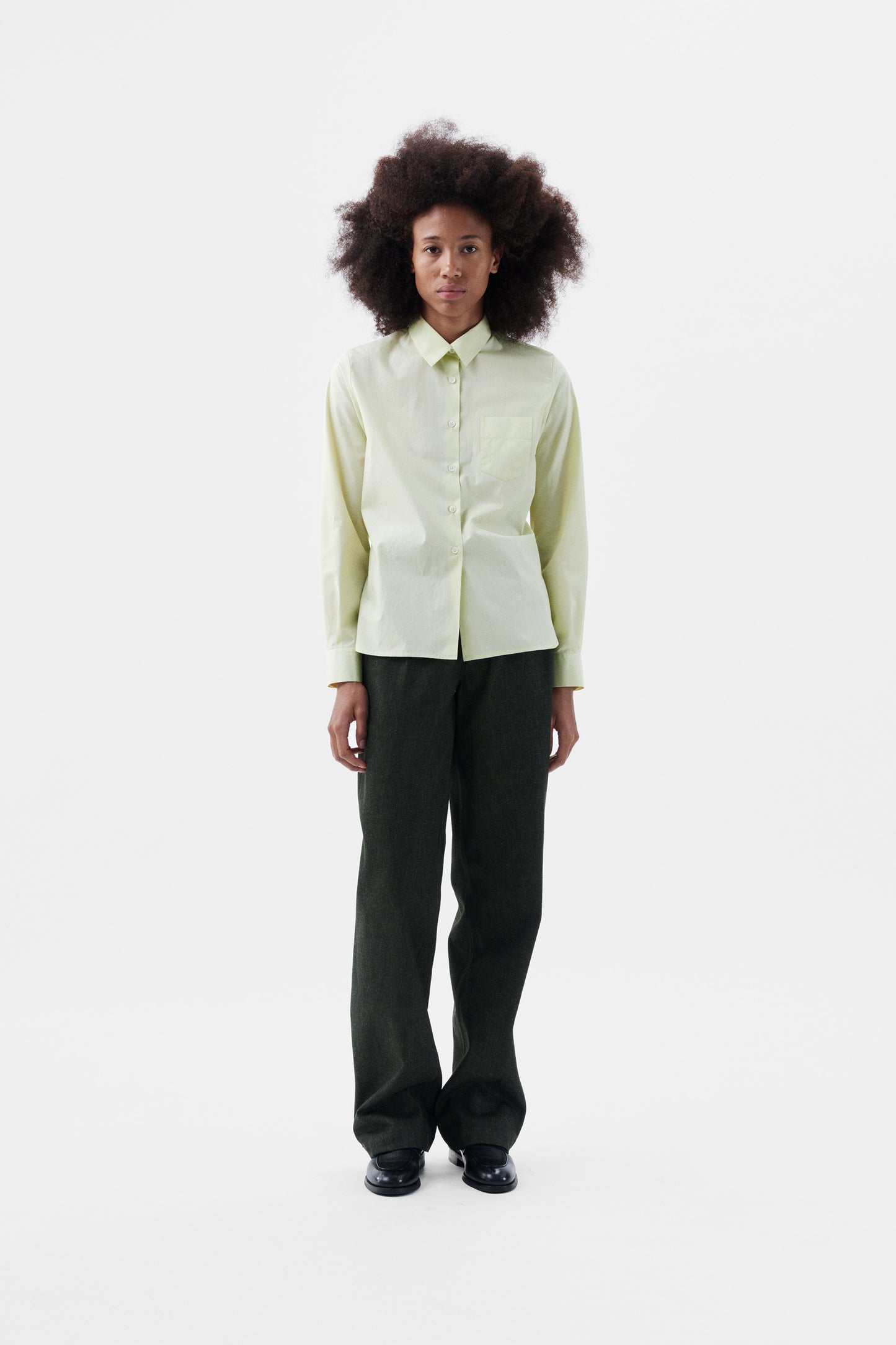 James Pants (Unisex) - Olive Denim