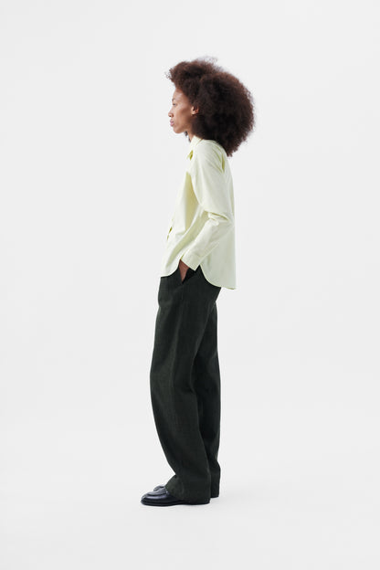 James Pants (Unisex) - Olive Denim
