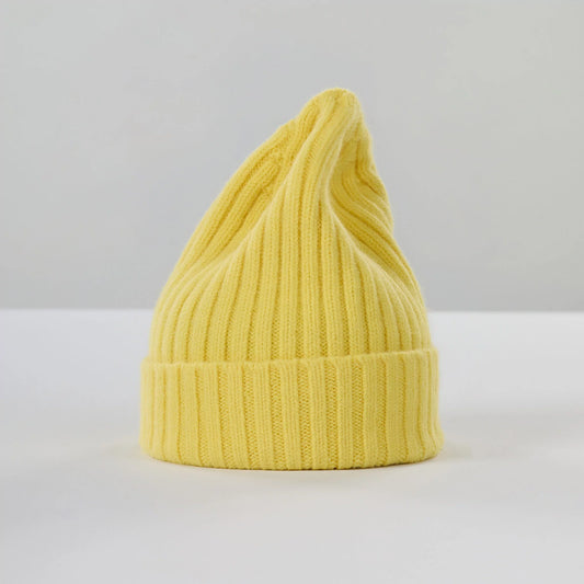 Large Beanie, Acid Yellow