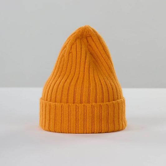 Large Beanie, Orange Peal