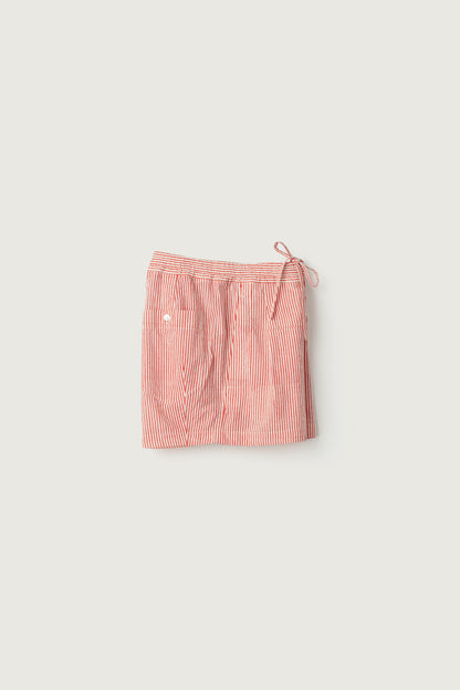 Boxer Shorts - Stripe Block Print Cambric
