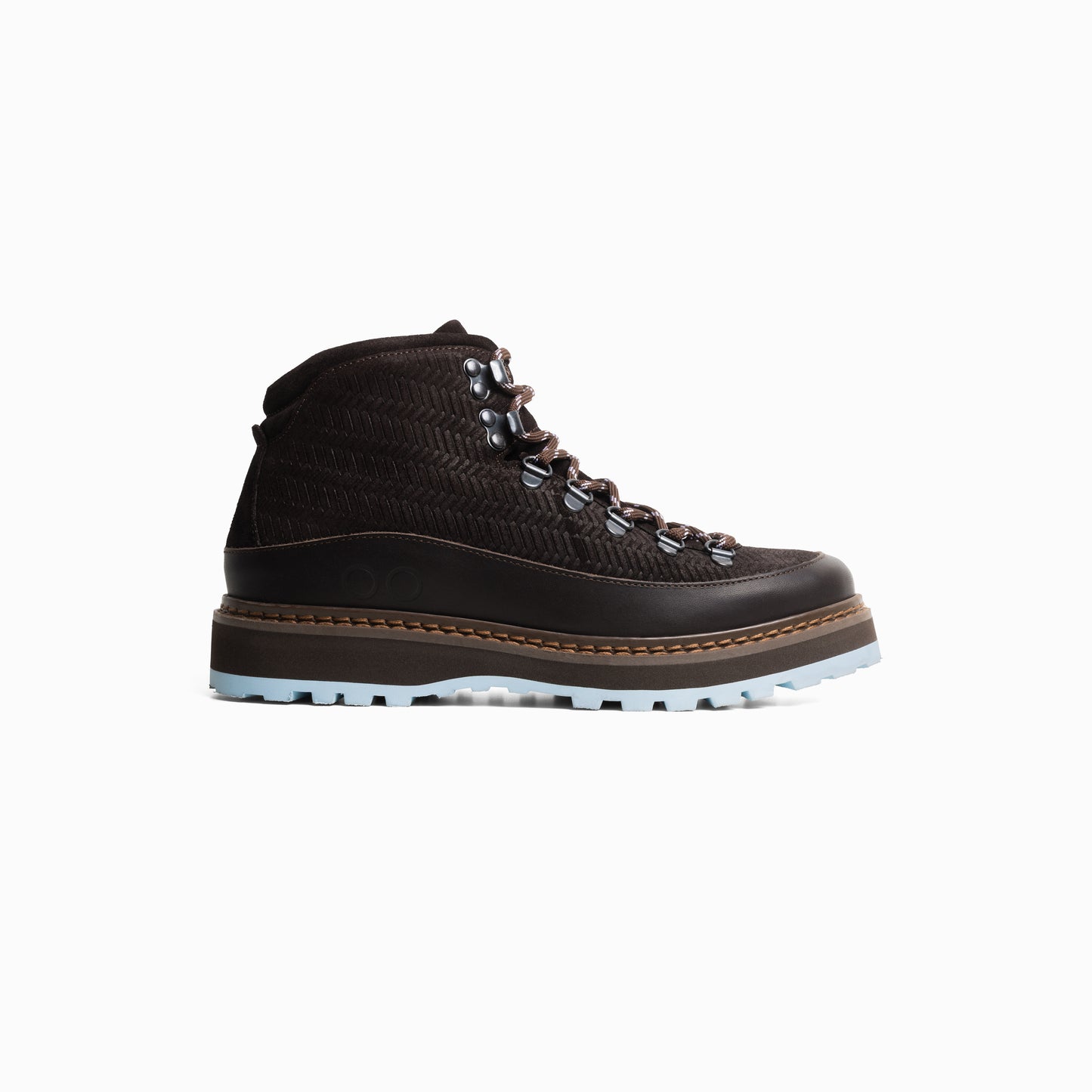 W's Core Cap Suede, Chocolate Light Blue