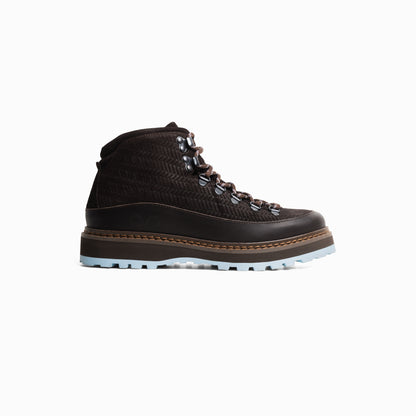 W's Core Cap Suede, Chocolate Light Blue