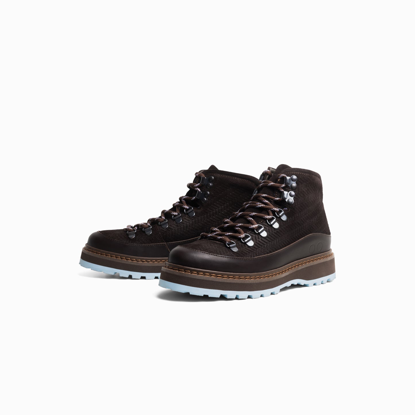 W's Core Cap Suede, Chocolate Light Blue