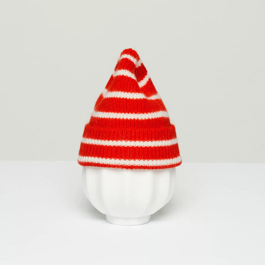 Kid's Beanie, Crimson Stripe