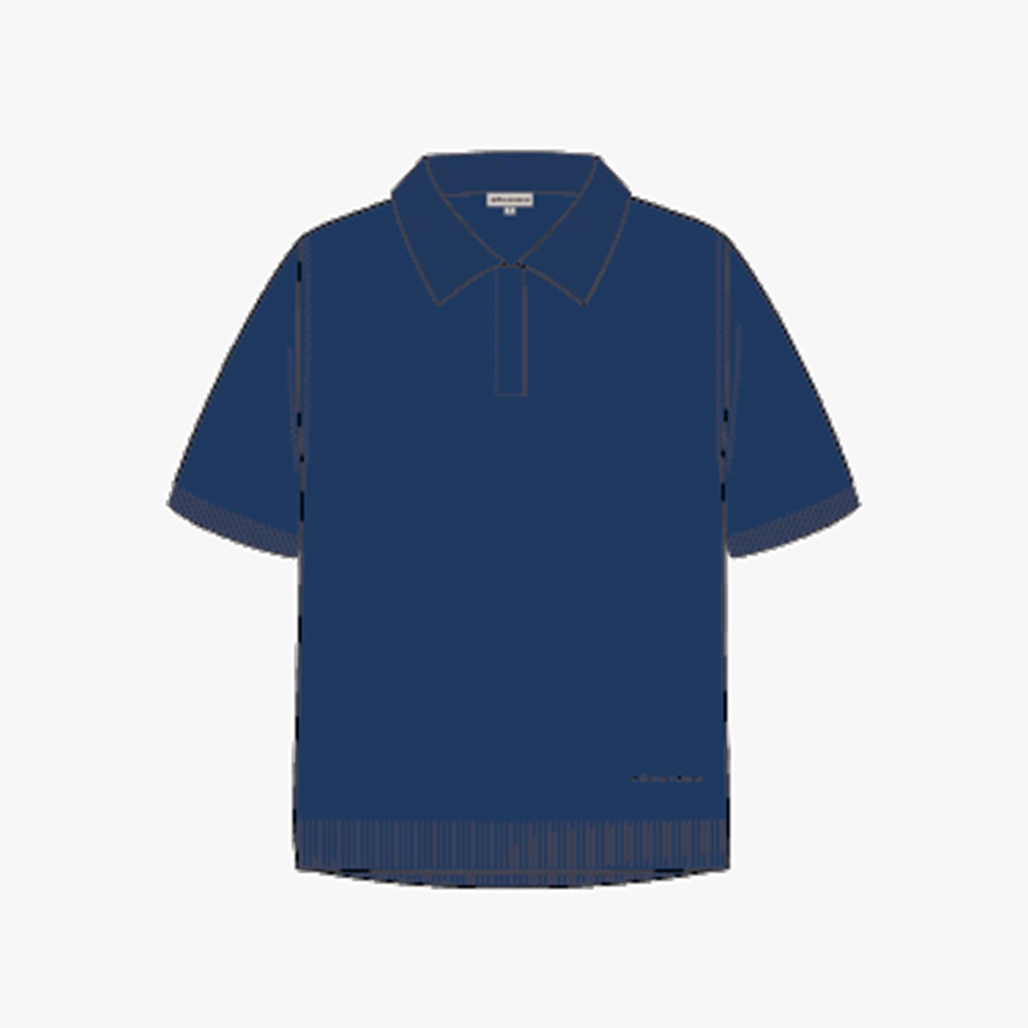 Merino Polo Shirt SS - Navy