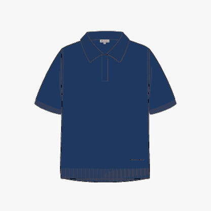 Merino Polo Shirt SS - Navy