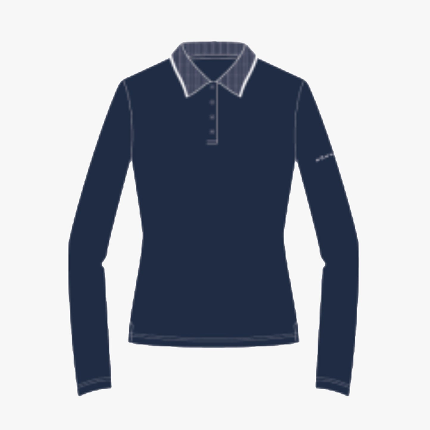 Miriam Long Sleeve Poloshirt - Navy