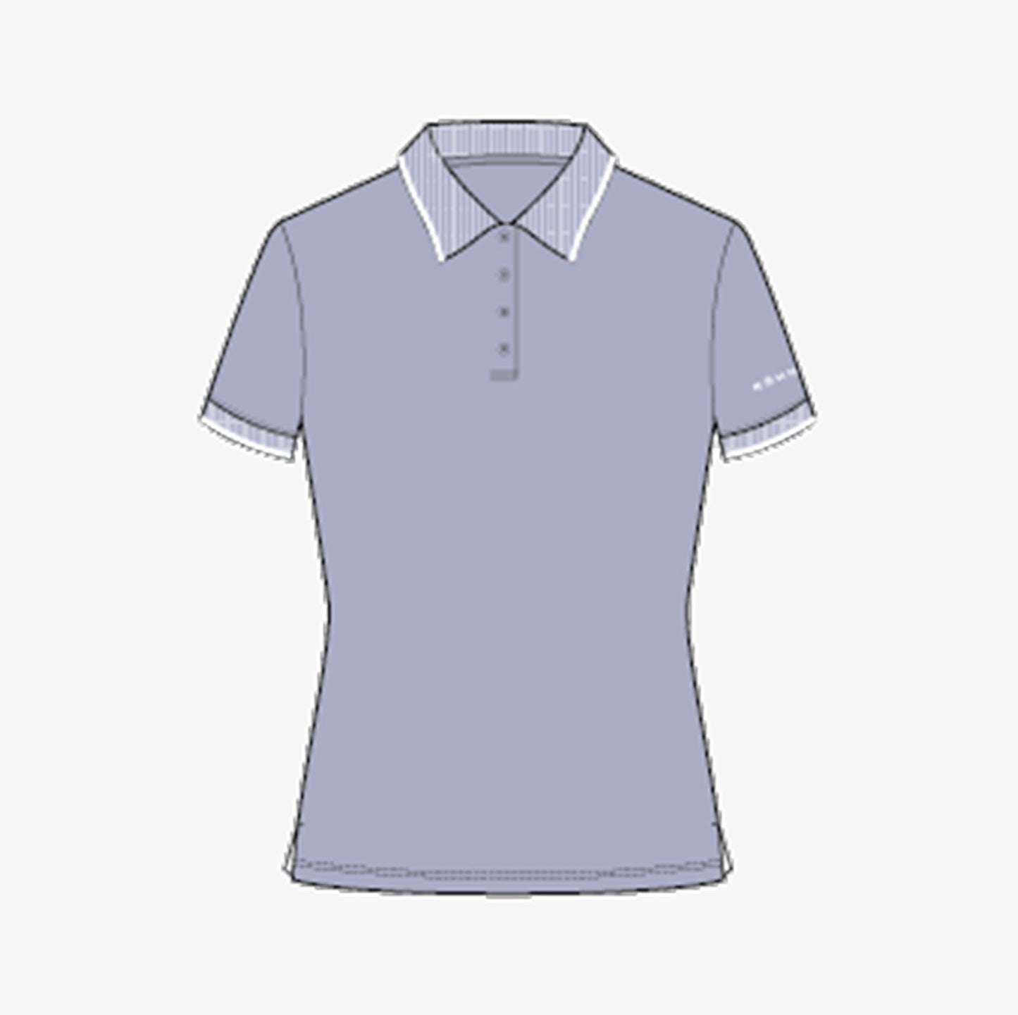 Miriam Poloshirt - Icelandic Blue