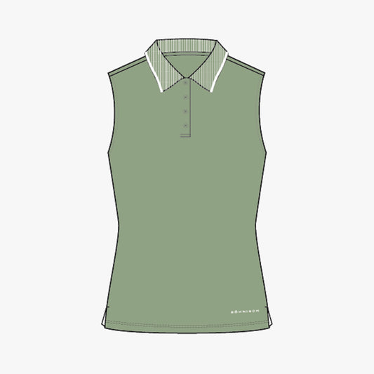 Miriam Sleeveless Poloshirt - Mistletoe