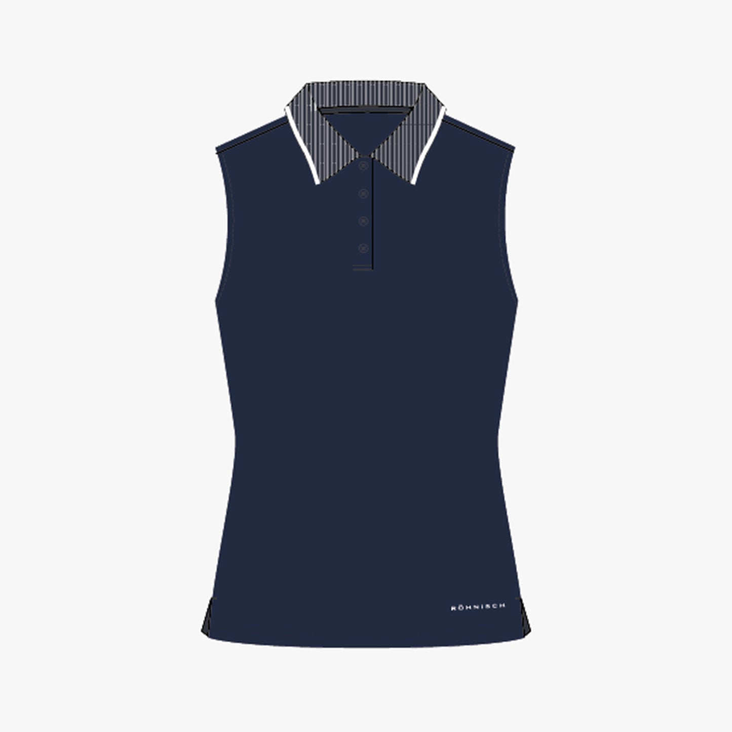 Miriam Sleeveless Poloshirt - Navy