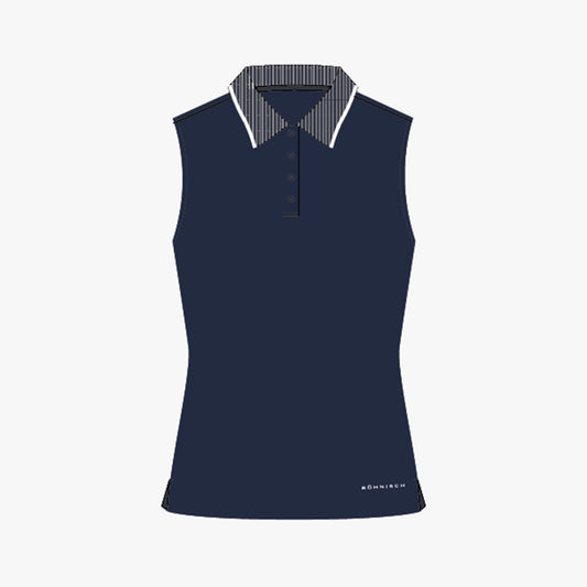 Miriam Sleeveless Poloshirt - Navy