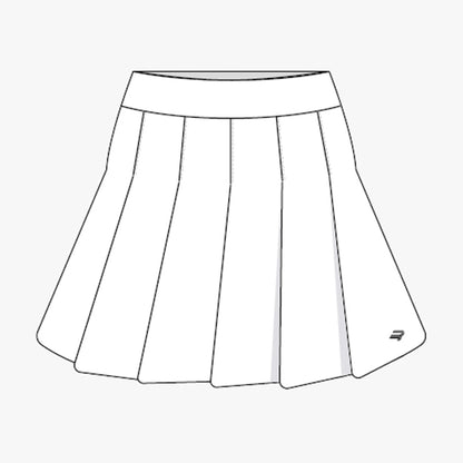 Nicky Pleated Skort - White