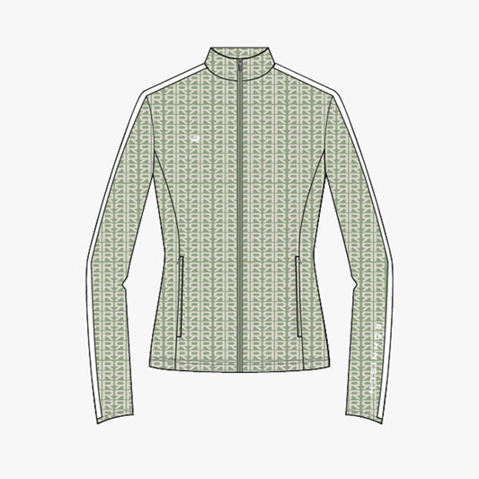 Packable Ultralight Jacket - Typographic Print Mistletoe