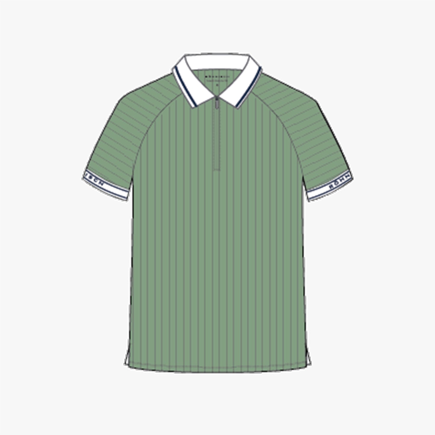 Rib poloshirt - Mistletoe