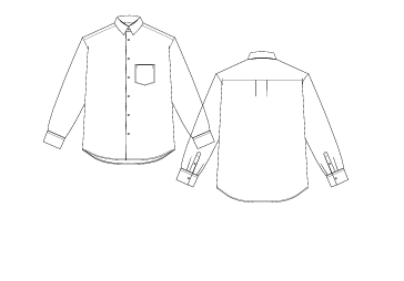 Christopher Fil-a-fil Cotton Shirt