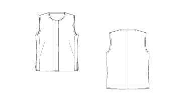 Venice Vest - Denim