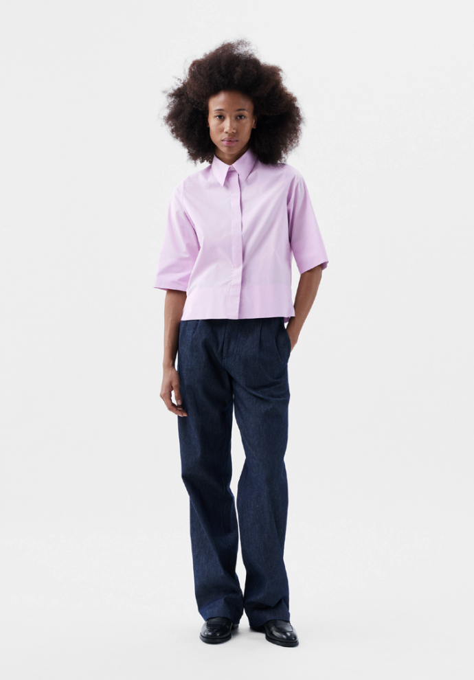 Barbara Shirt - Poplin Classic - 100% Cotton