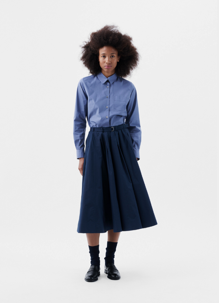 Schrol Skirt - Classic Poplin - 100% Cotton