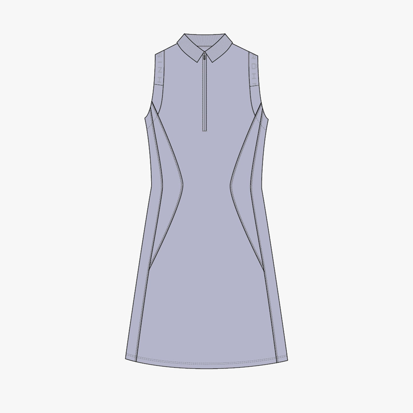 Tech Logo Golf Dress - Icelandic Blue