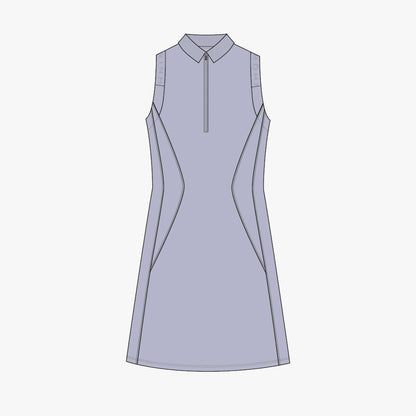 Tech Logo Golf Dress - Icelandic Blue