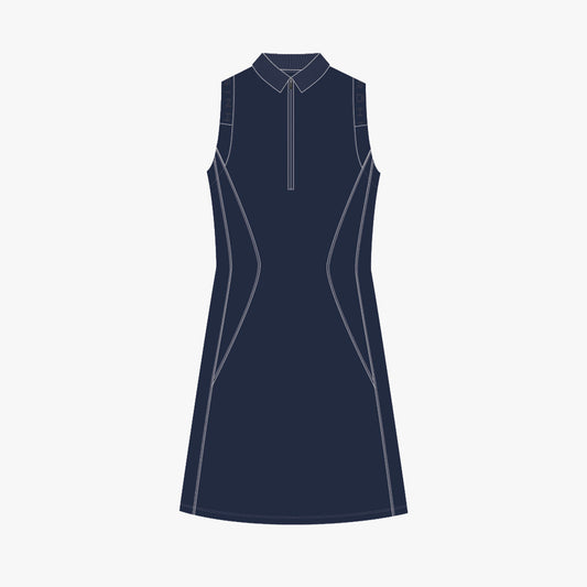 Tech Logo Golf Dress - Navy