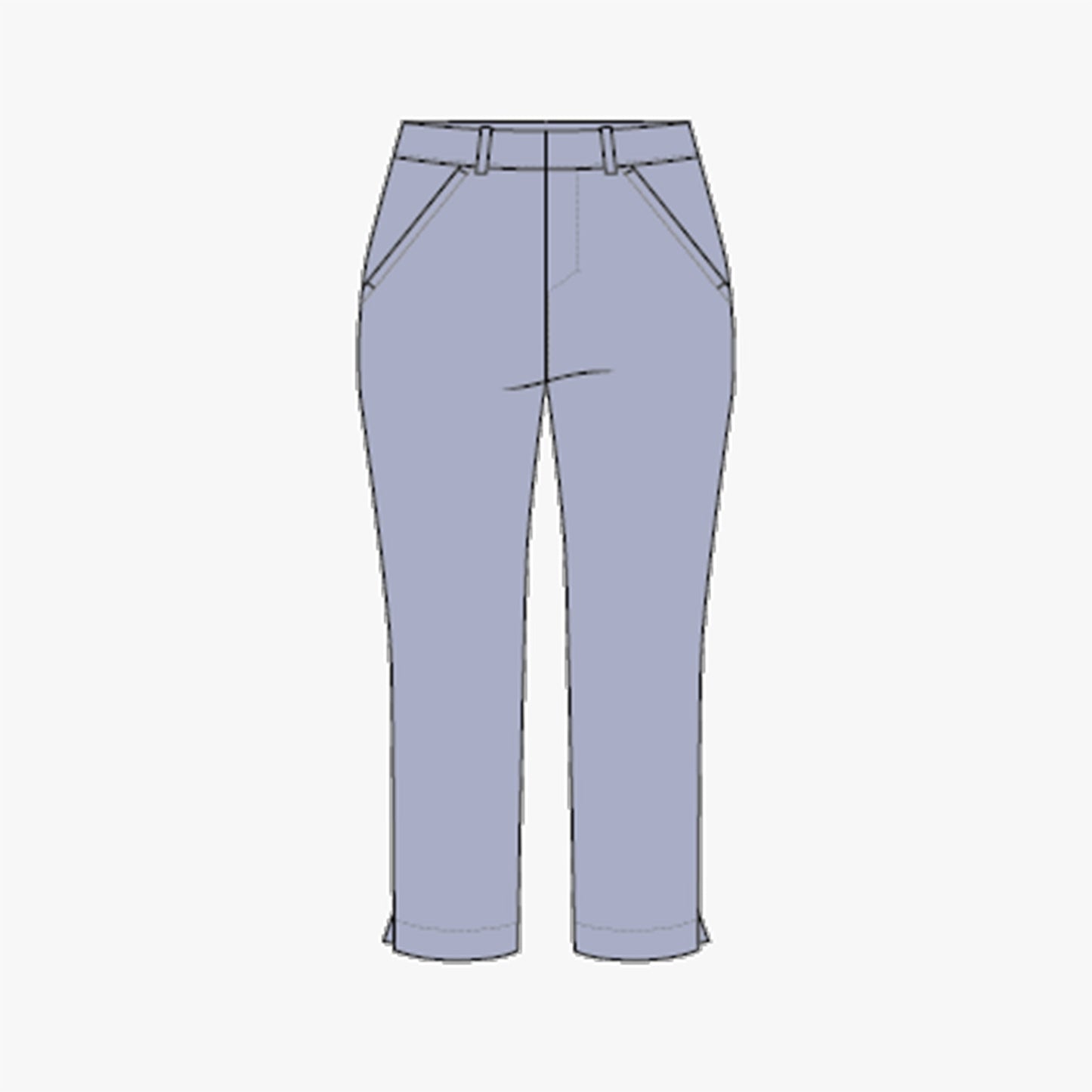 Ultimate performance capri - Icelandic Blue