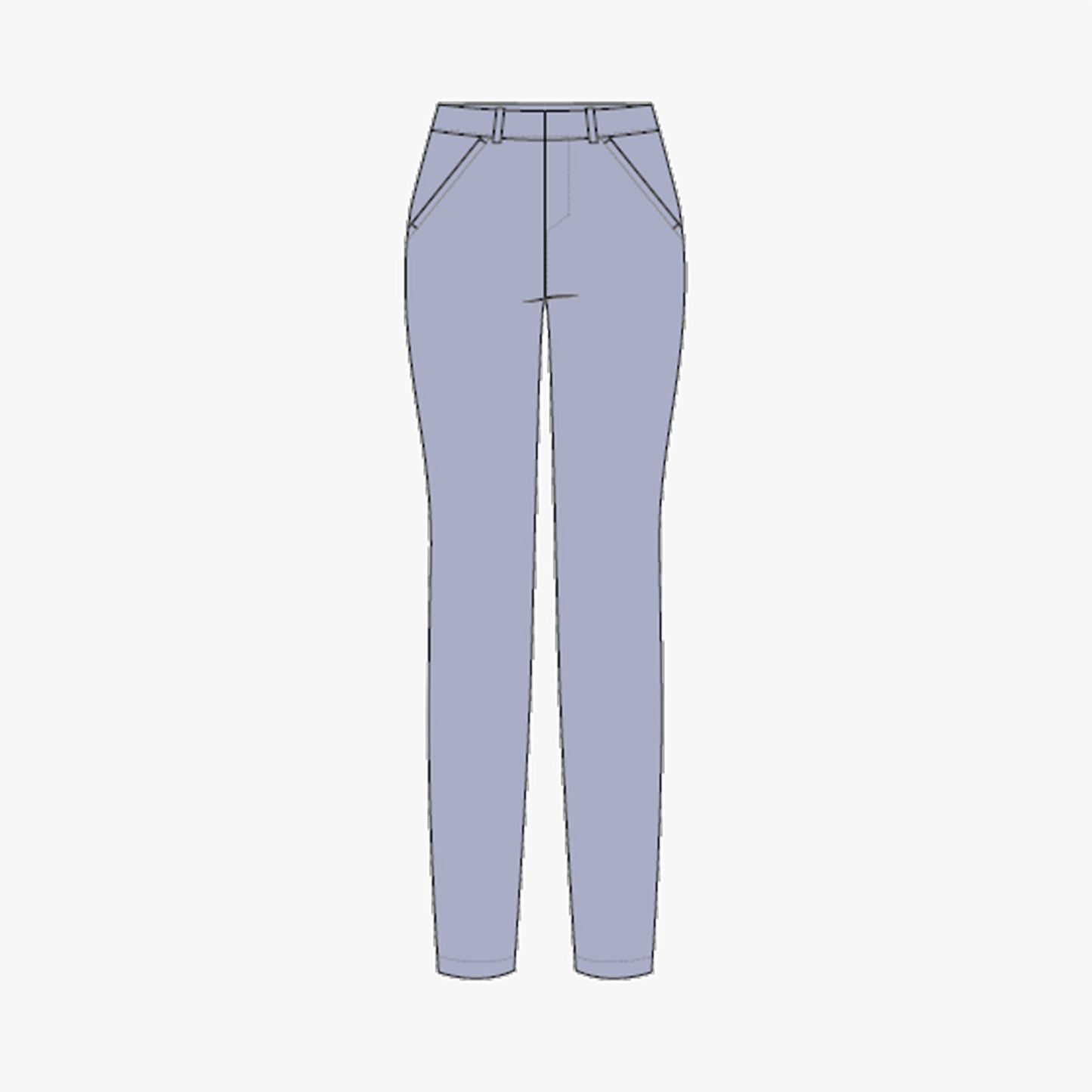 Ultimate performance chinos - Icelandic Blue