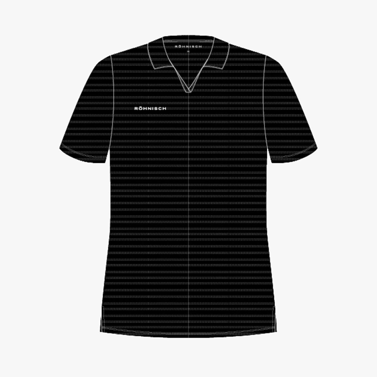 Air weave poloshirt - Black