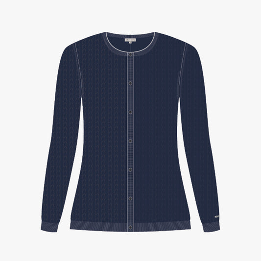 Classic cable cardigan - Navy