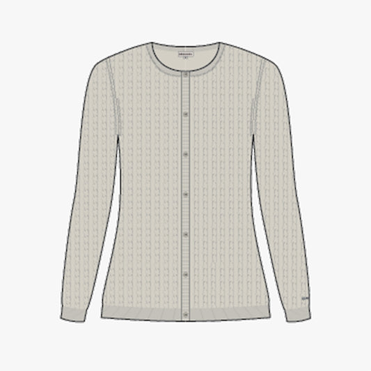 Classic cable cardigan - Oatmeal