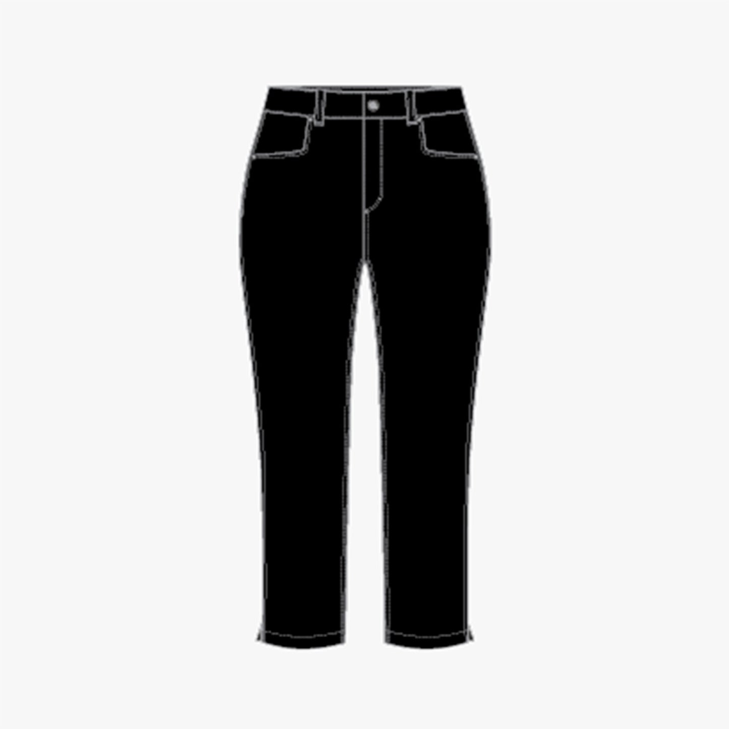 Chie Comfort Capri - Black