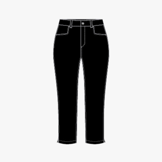 Chie Comfort Capri - Black