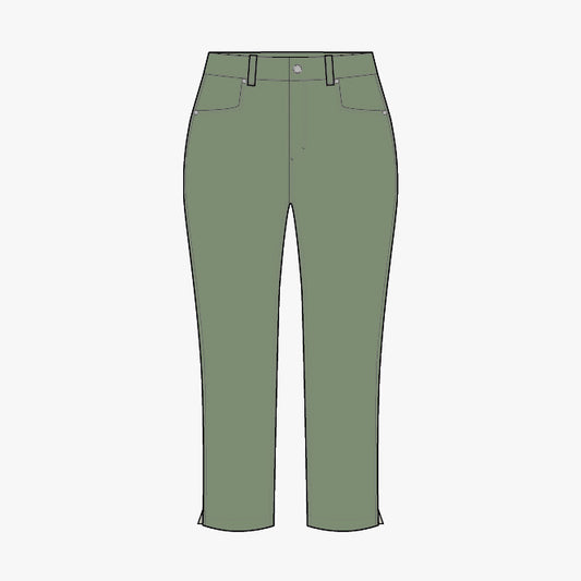 Chie Comfort Capri - Mistletoe