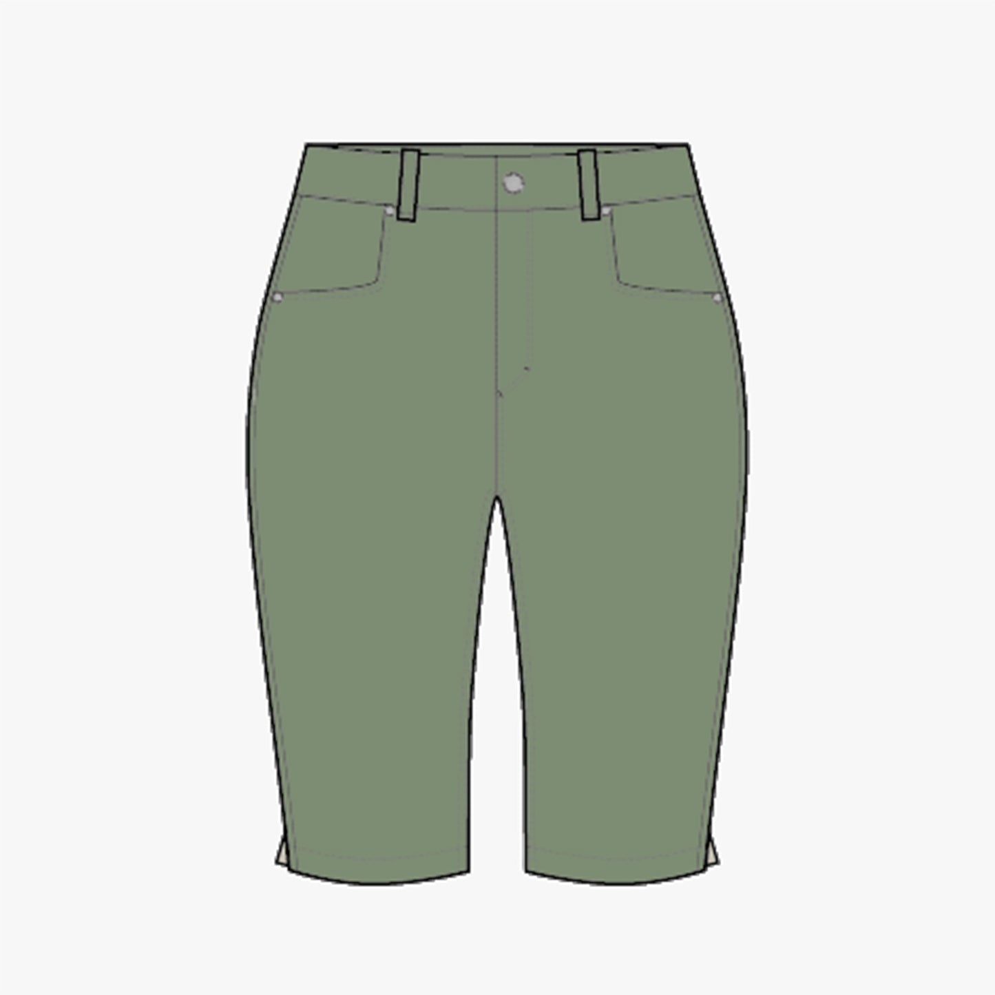 Chie Comfort Bermuda - Mistletoe