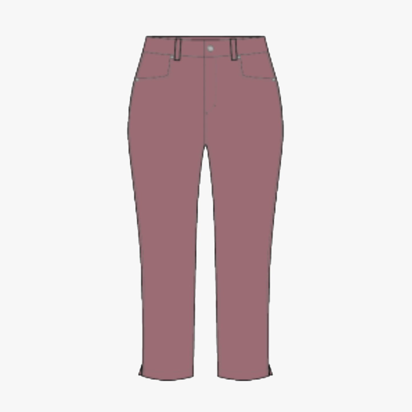 Chie Comfort Capri - Blush