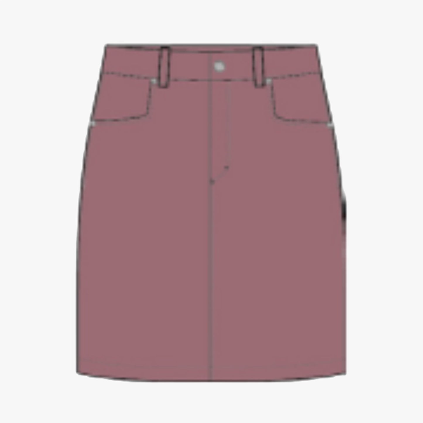 Chie Comfort Skort - Blush