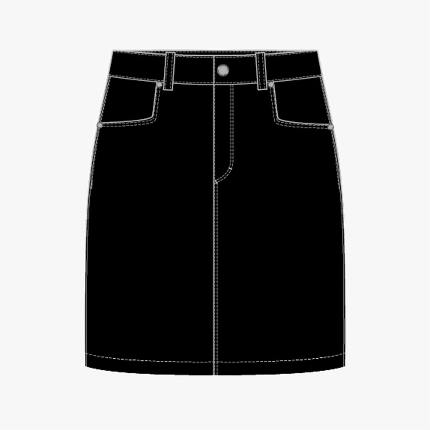 Chie Comfort Skort - Black