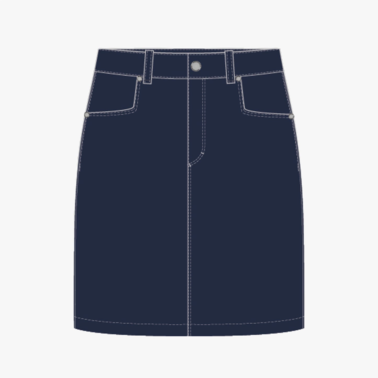 Chie Comfort Skort - Navy