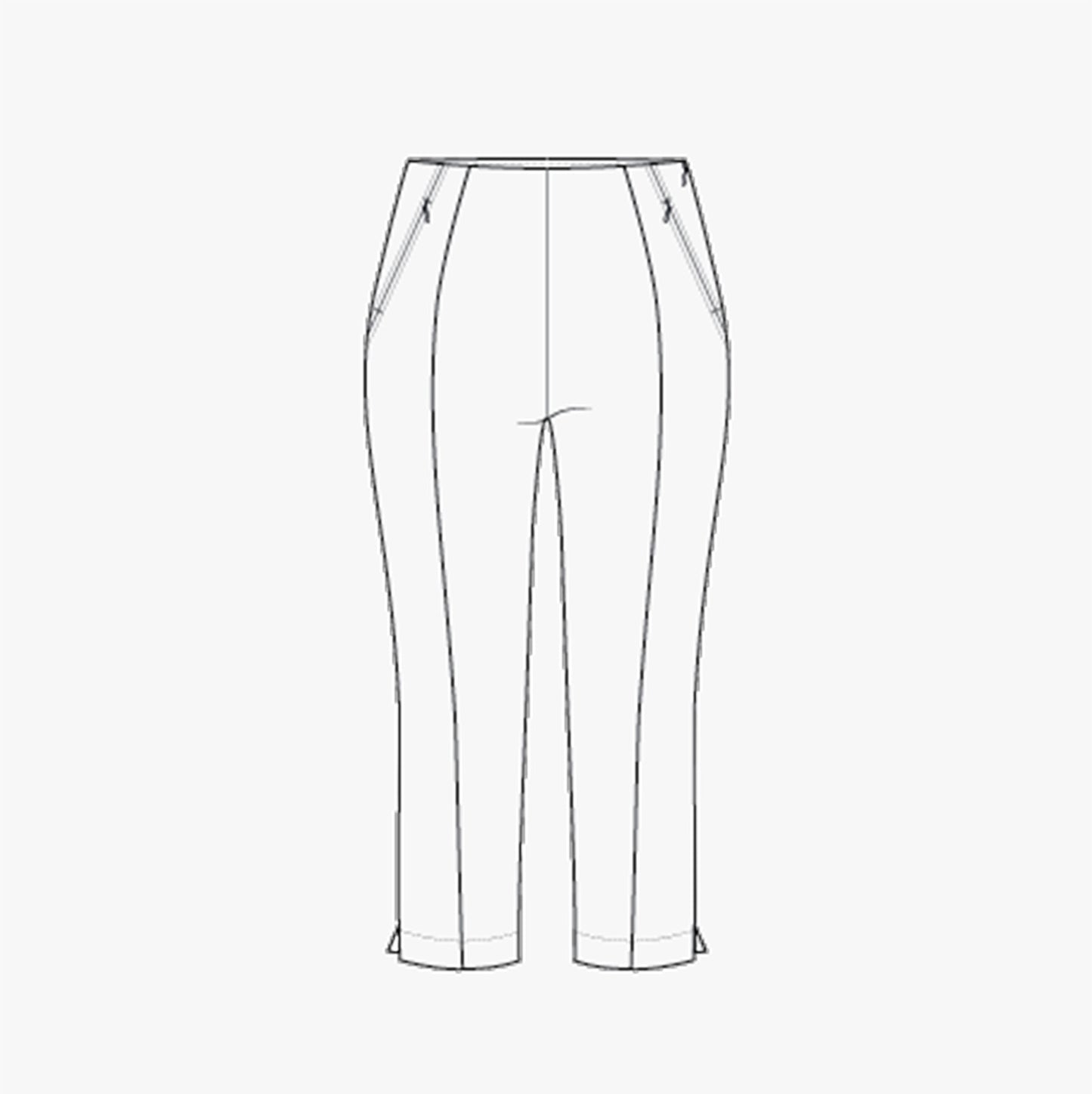 Clubhouse capri - White